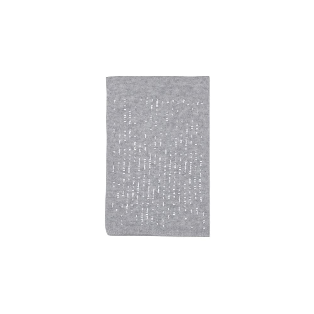 Pieces Gray Recycled Polyester Scarf | Regal Royce