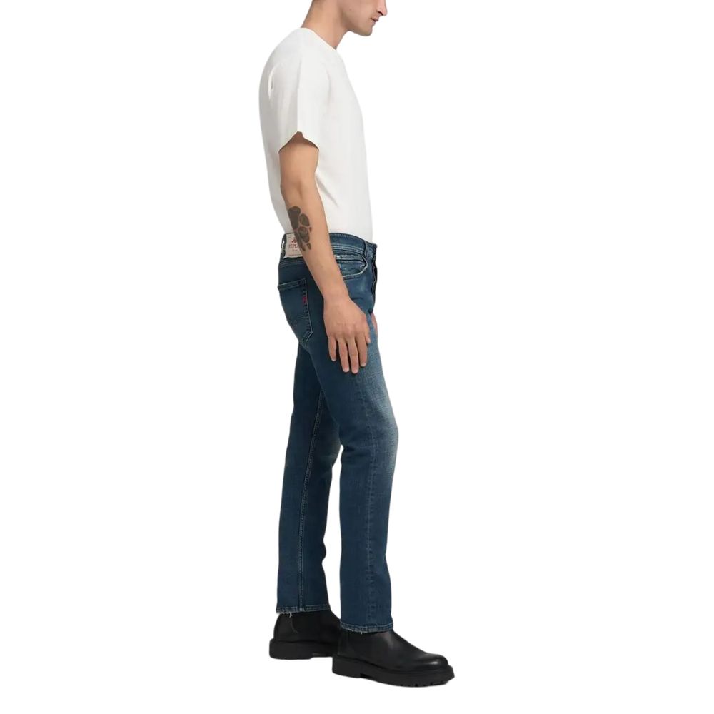 Replay Blue Cotton Relaxed Fit Jeans | Regal Royce