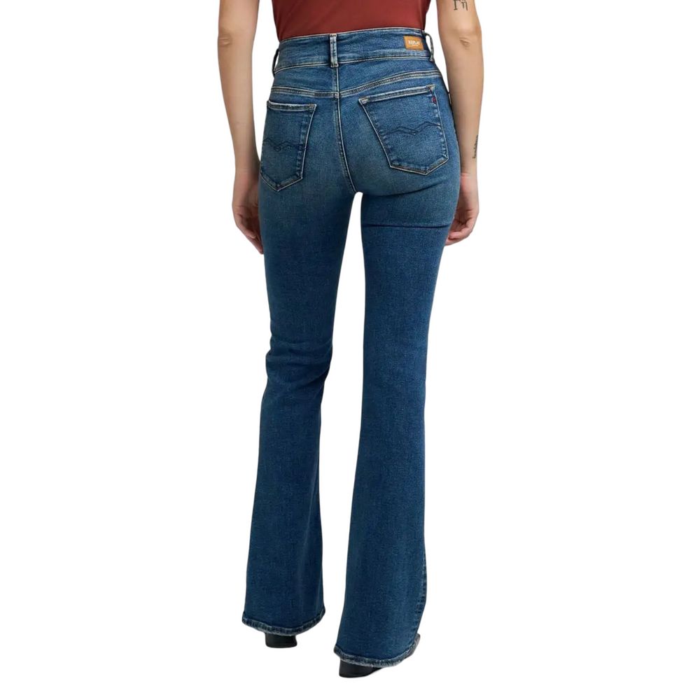 Replay Blue Cotton Bootcut Jeans | Regal Royce