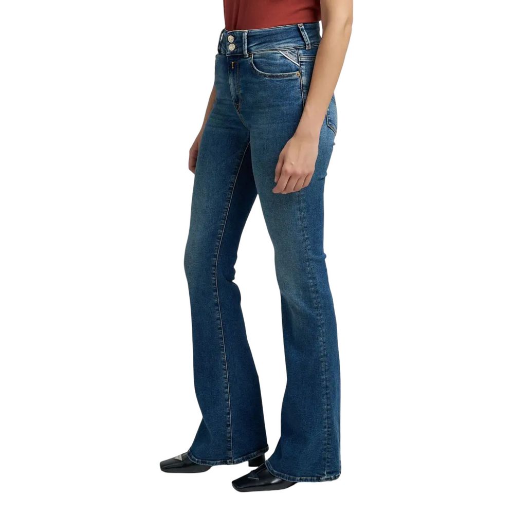Replay Blue Cotton Bootcut Jeans | Regal Royce