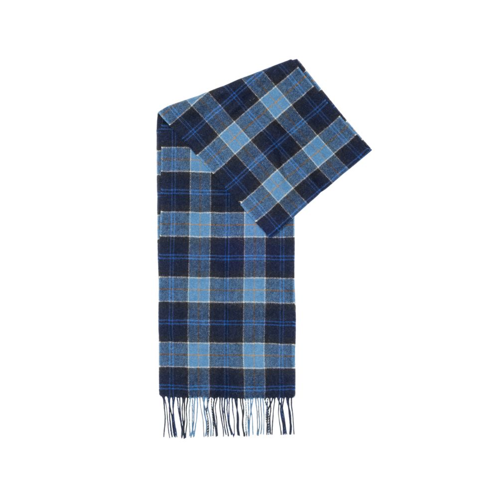 Barbour Blue Wool Scarf | Regal Royce