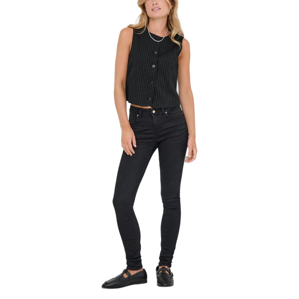 Only Black Recycled Polyester Waistcoat | Regal Royce