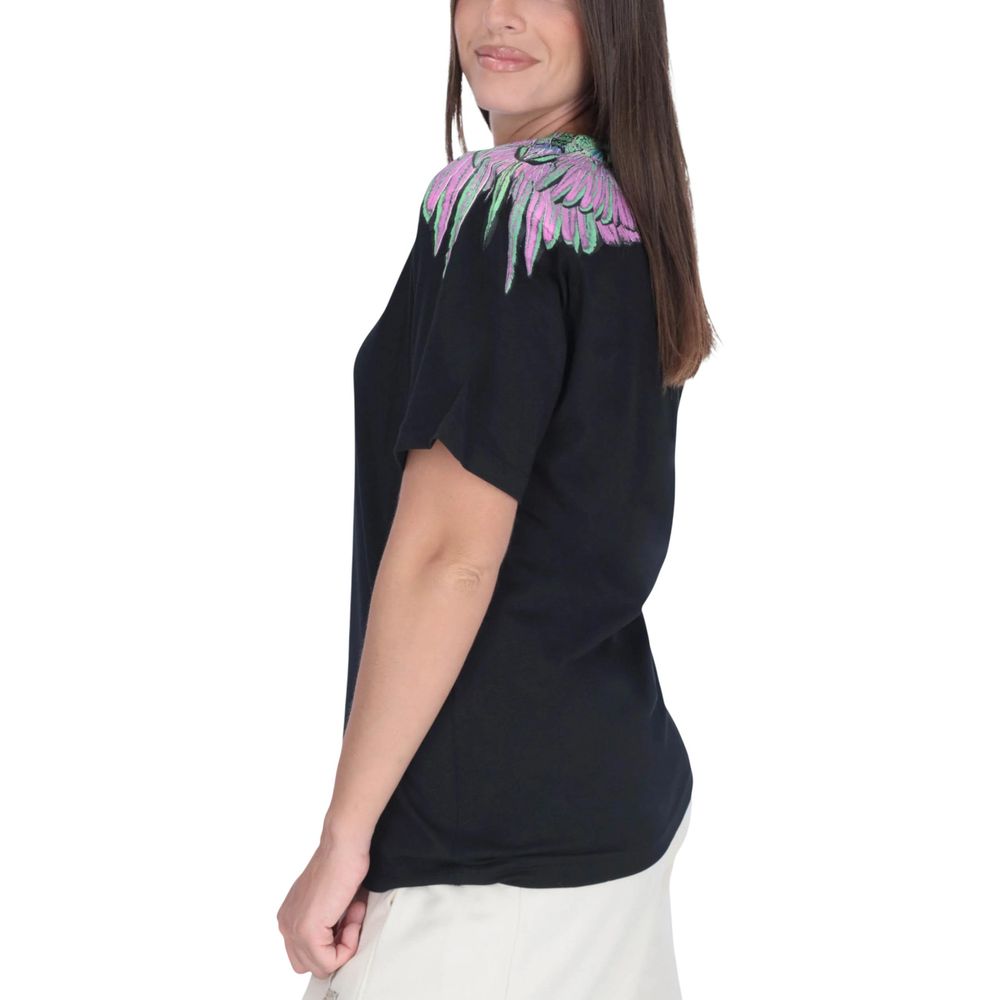 County of Milan Black Cotton T-Shirt | Regal Royce