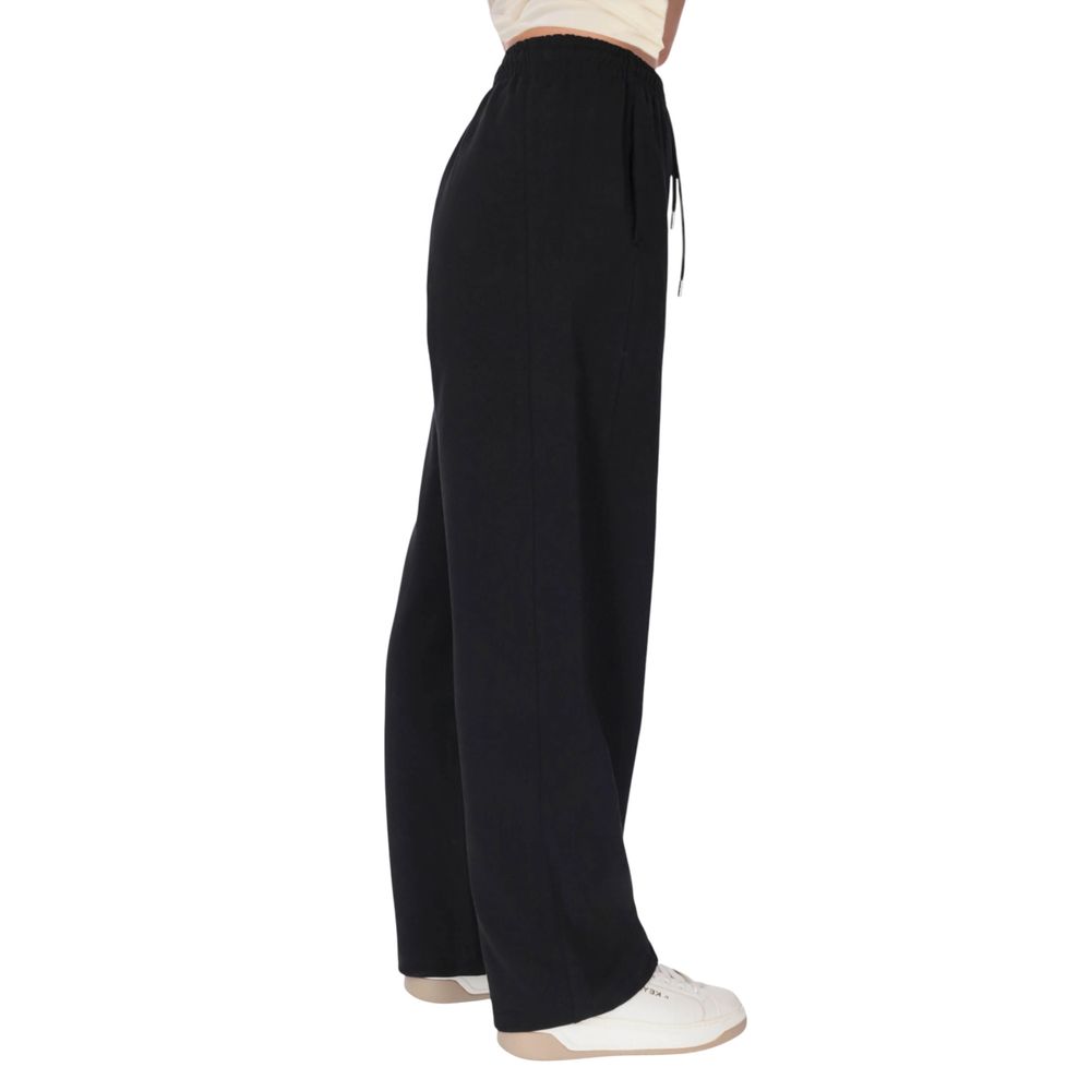 County of Milan Black Cotton Joggers (Workout Pants) | Regal Royce