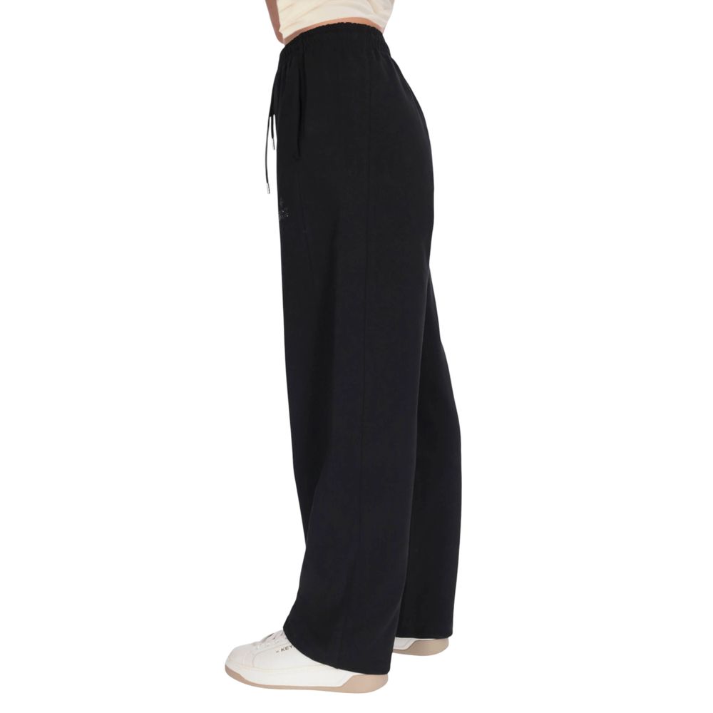 County of Milan Black Cotton Joggers (Workout Pants) | Regal Royce