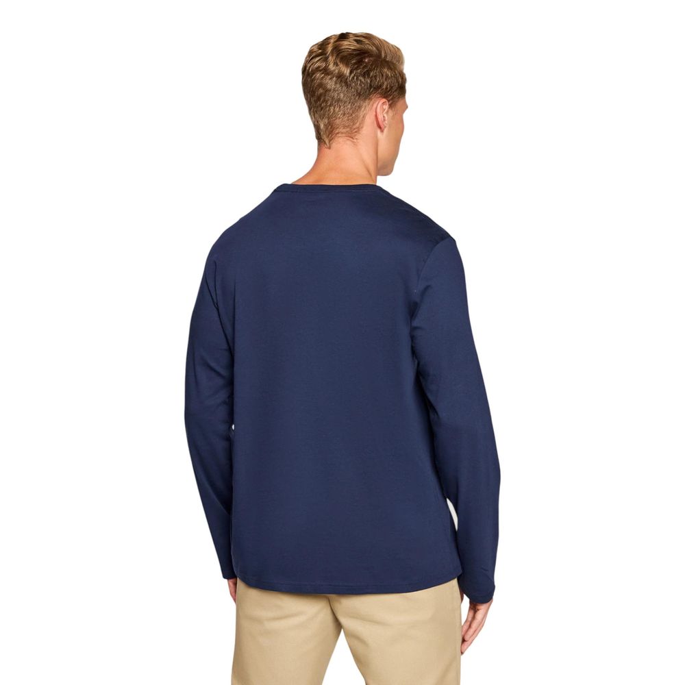 Ralph Lauren Blue Cotton Long Sleeve T-Shirt | Regal Royce