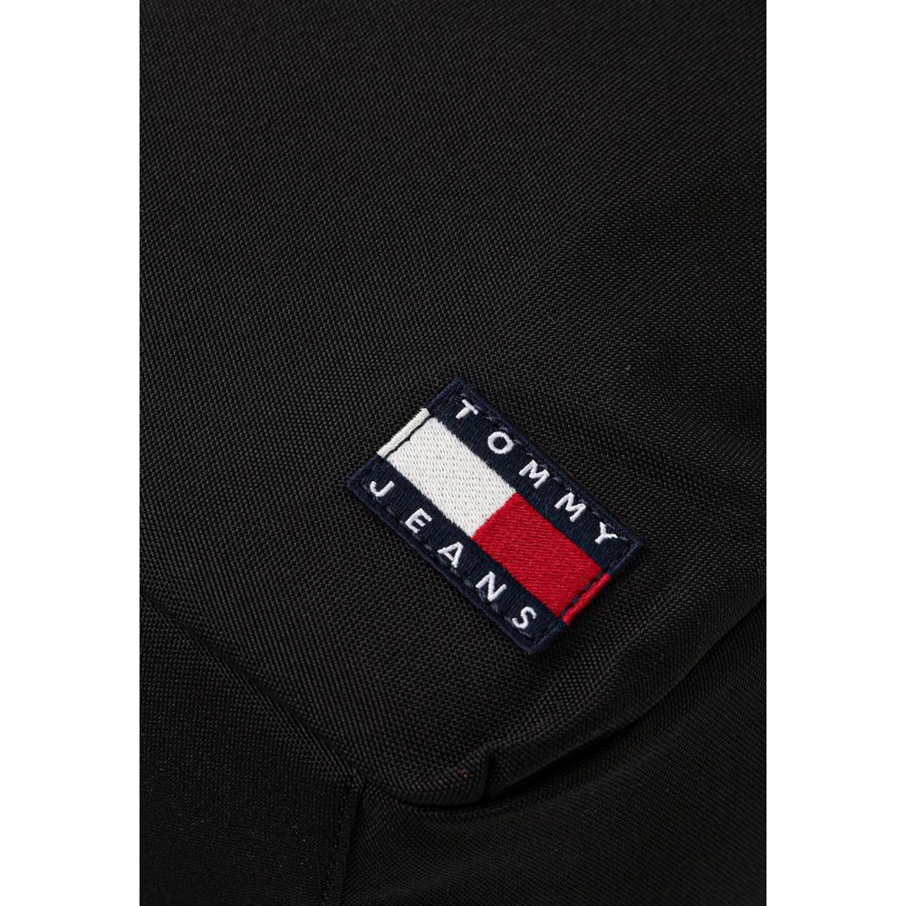 Tommy Hilfiger Jeans Black Recycled Polyester Backpack | Regal Royce