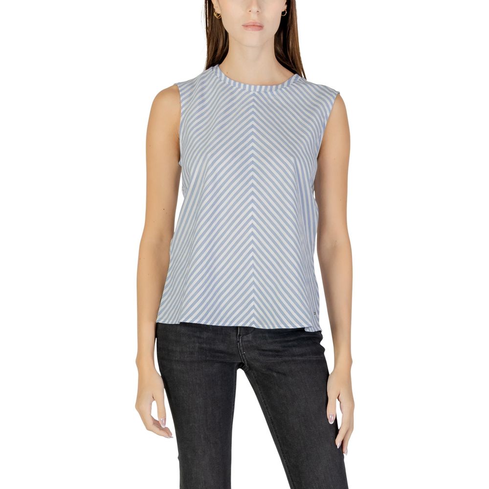Tommy Hilfiger Jeans Blue Cotton Tank Tops | Regal Royce