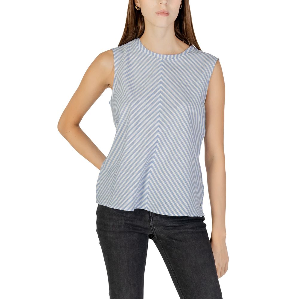 Tommy Hilfiger Jeans Blue Cotton Tank Tops | Regal Royce