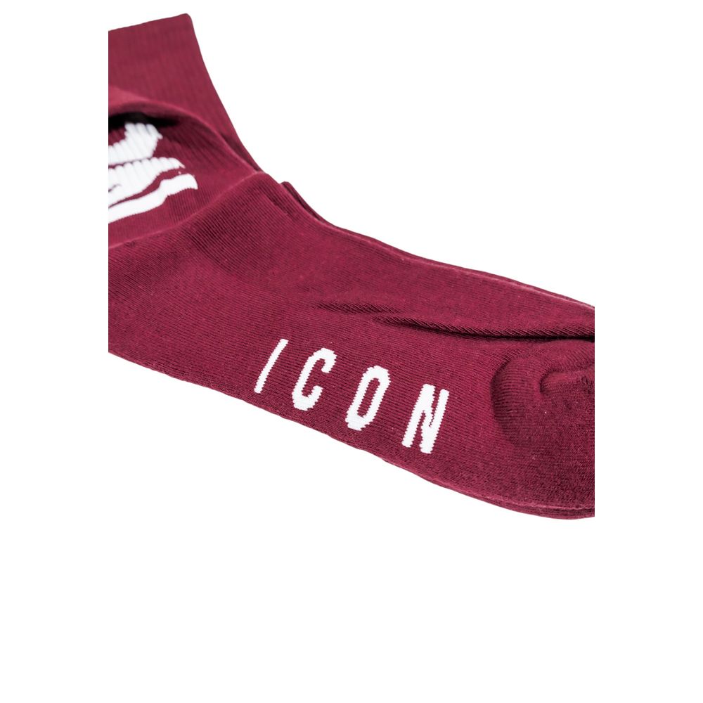 Icon Bordeaux Cotton Socks | Regal Royce