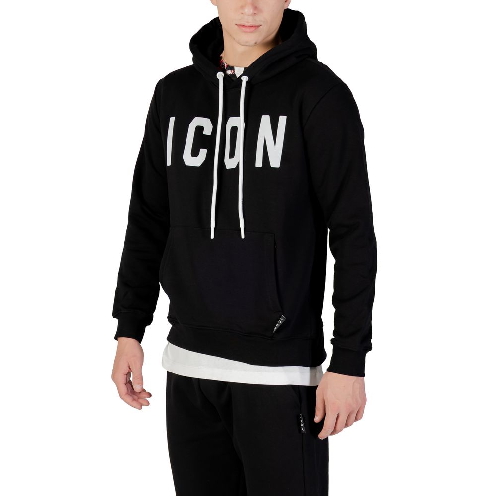Icon Black And White Cotton Hoodie | Regal Royce