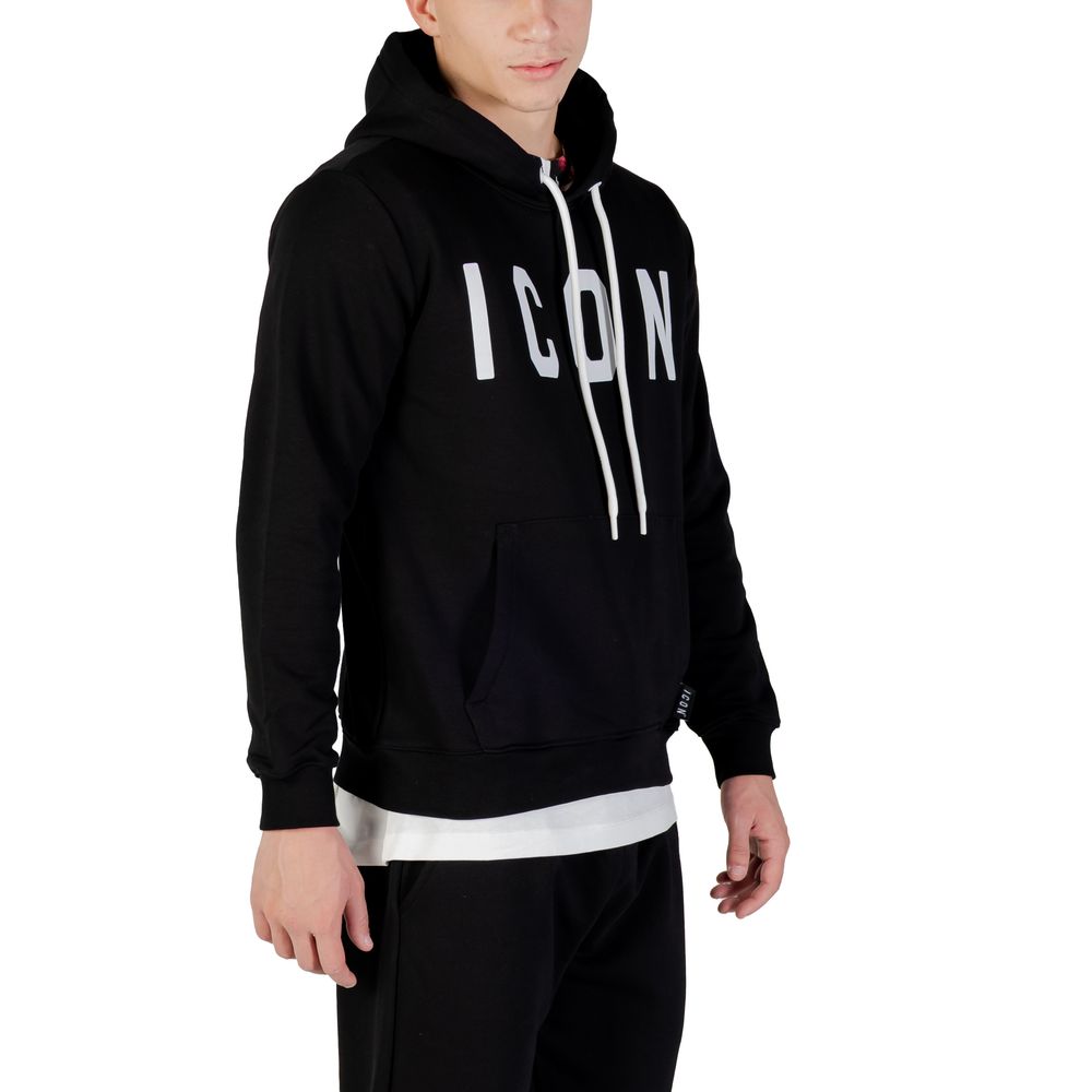 Icon Black And White Cotton Hoodie | Regal Royce