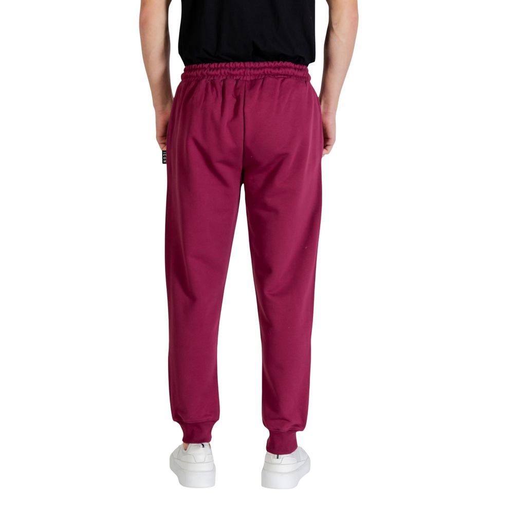 Icon Bordeaux Cotton Joggers (Workout Pants) | Regal Royce