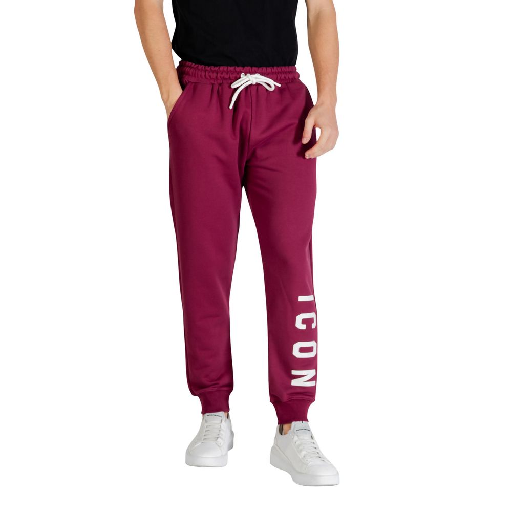 Icon Bordeaux Cotton Joggers (Workout Pants) | Regal Royce