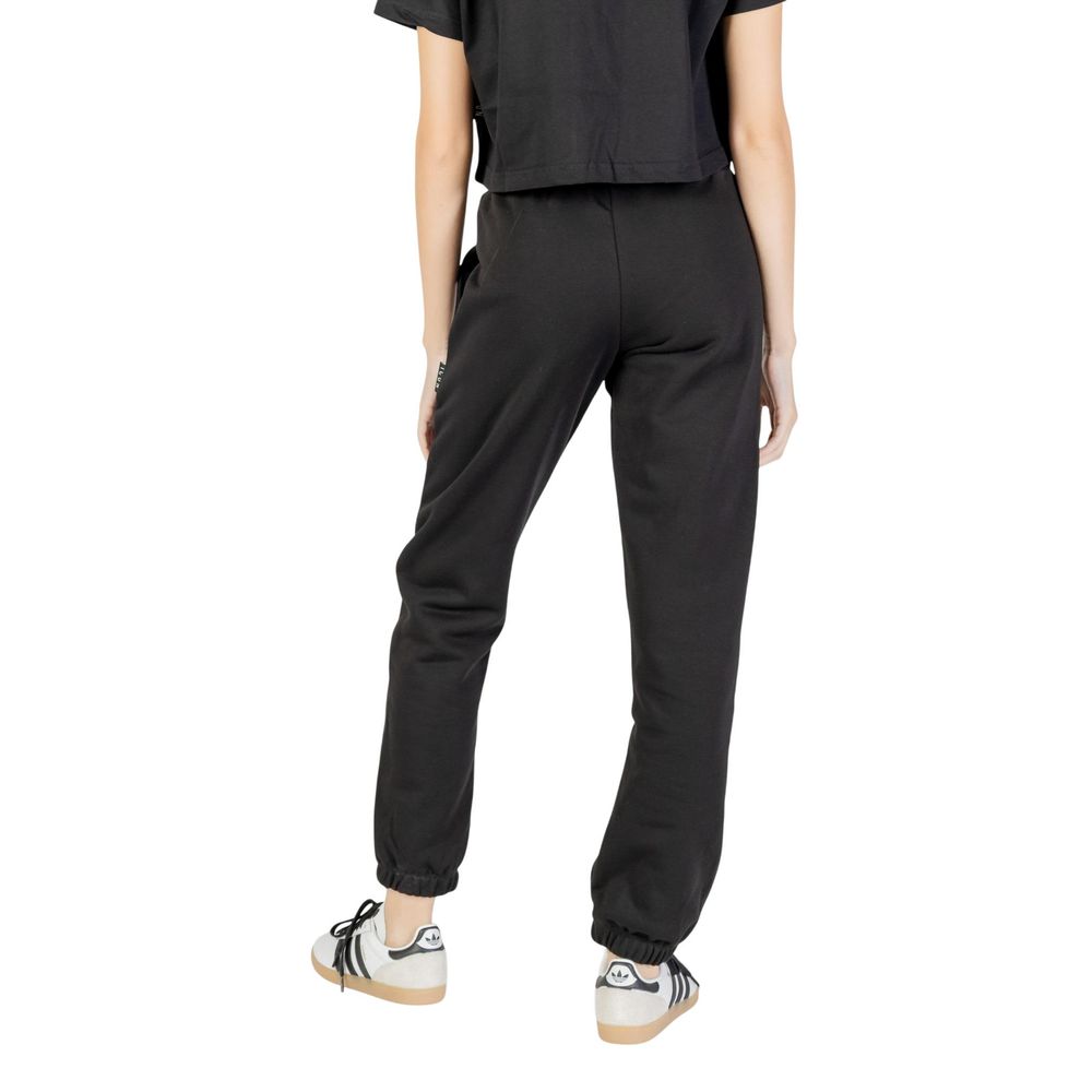 Icon Black Cotton Joggers (Workout Pants) | Regal Royce