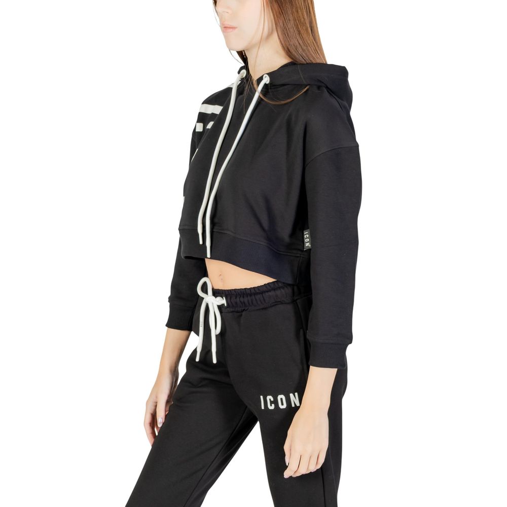 Icon Black Cotton Hoodie | Regal Royce