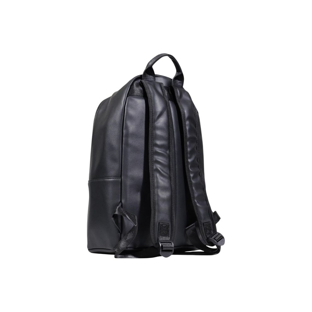 County of Milan Black Polyethylene Backpack | Regal Royce