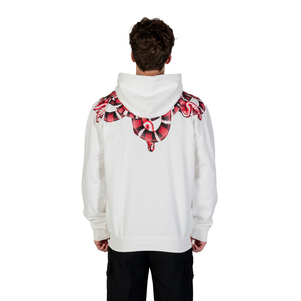 County of Milan White Cotton Hoodie | Regal Royce