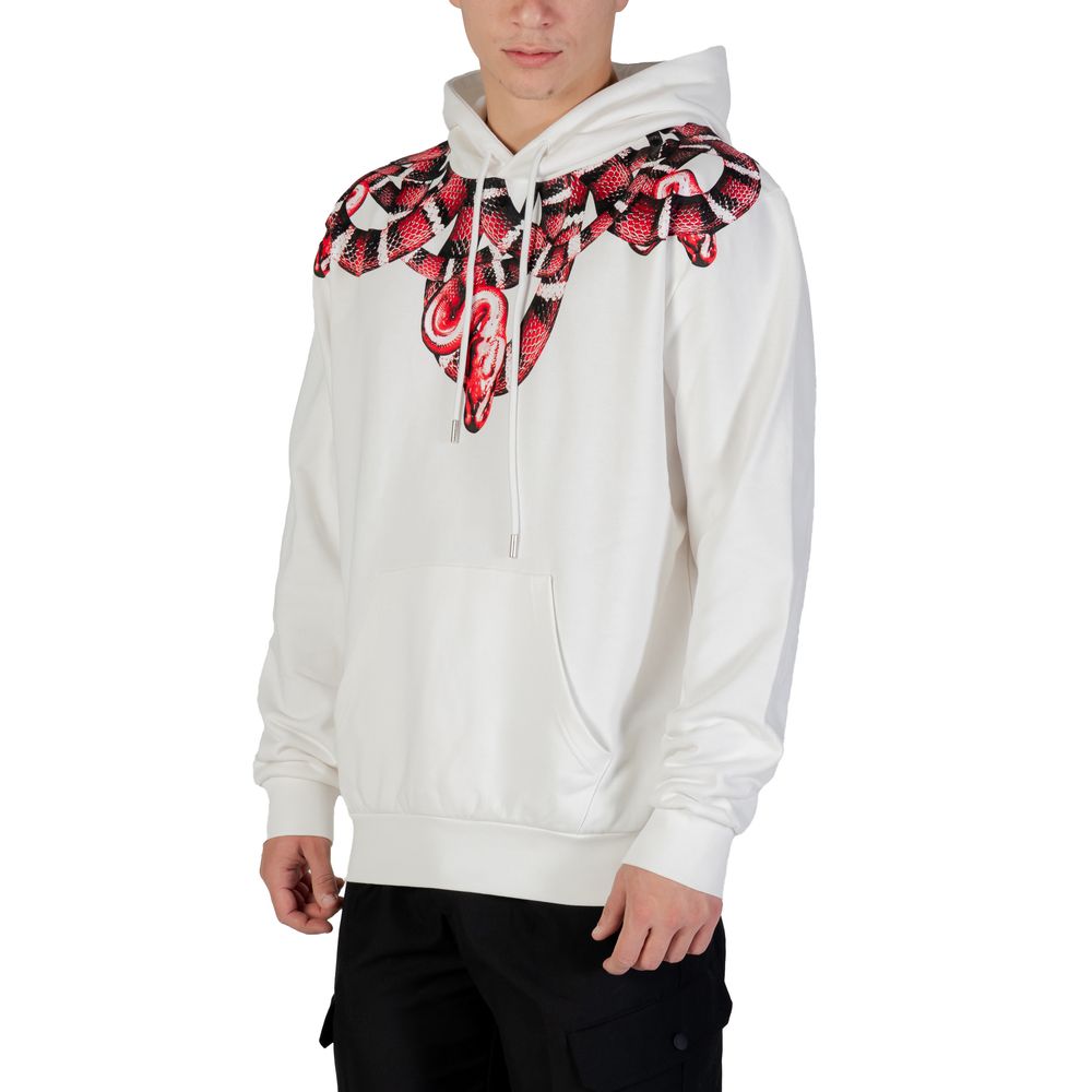 County of Milan White Cotton Hoodie | Regal Royce