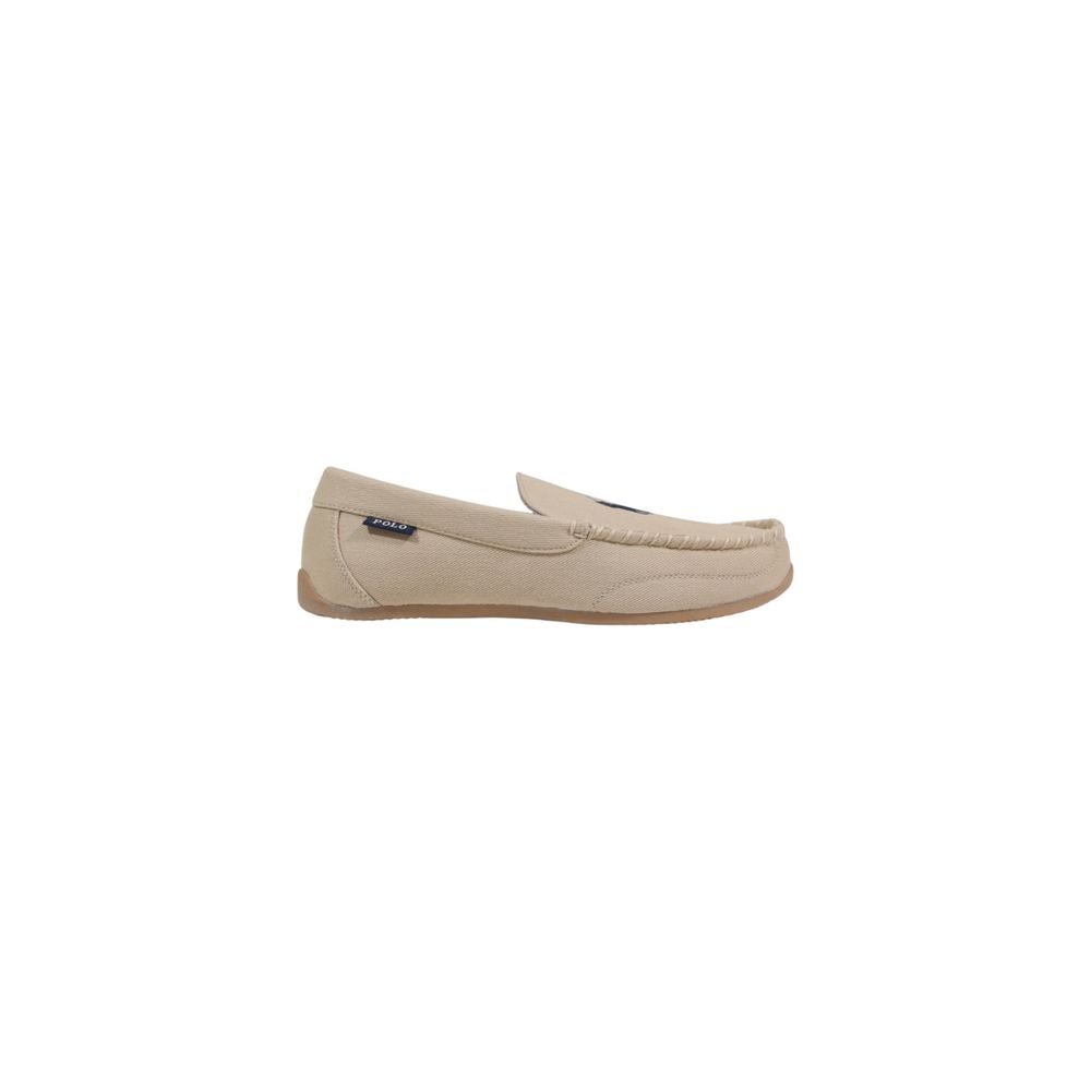 Ralph Lauren Beige Textile Slippers | Regal Royce