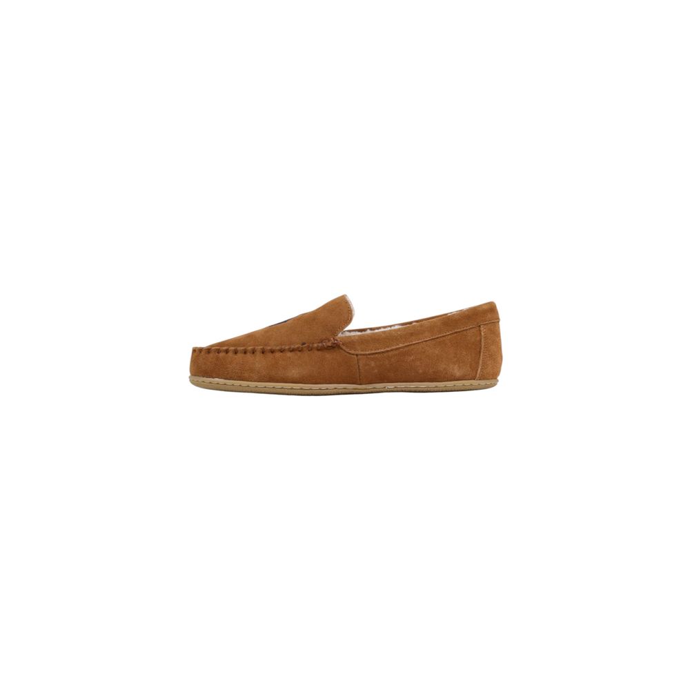 Ralph Lauren Brown Suede Leather Slippers | Regal Royce