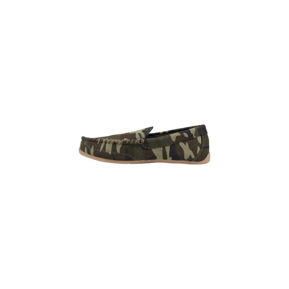 Ralph Lauren Green Textile Slippers | Regal Royce