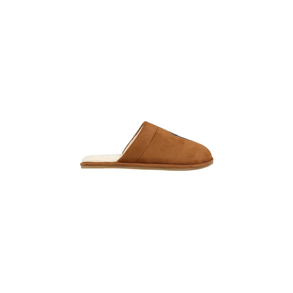 Ralph Lauren Brown Textile Slippers | Regal Royce