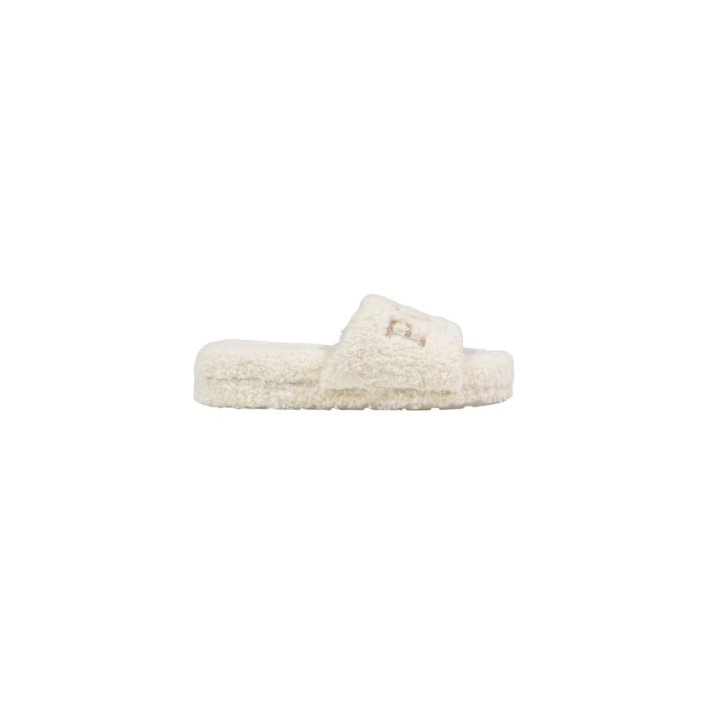 Ralph Lauren Cream Textile Slippers | Regal Royce