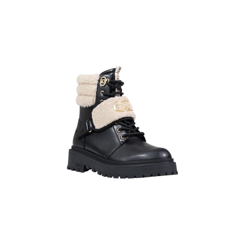 Liu Jo Black Artificial Leather Ankle Boots | Regal Royce