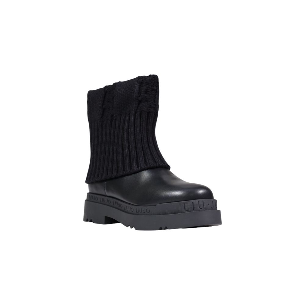 Liu Jo Black Artificial Leather Ankle Boots | Regal Royce