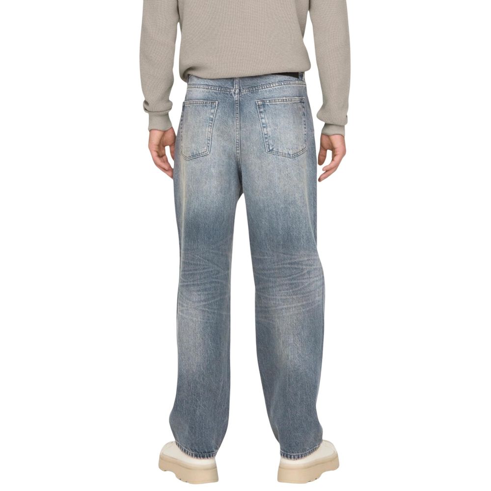 Only & Sons Blue Recycled Cotton Relaxed Fit Jeans | Regal Royce