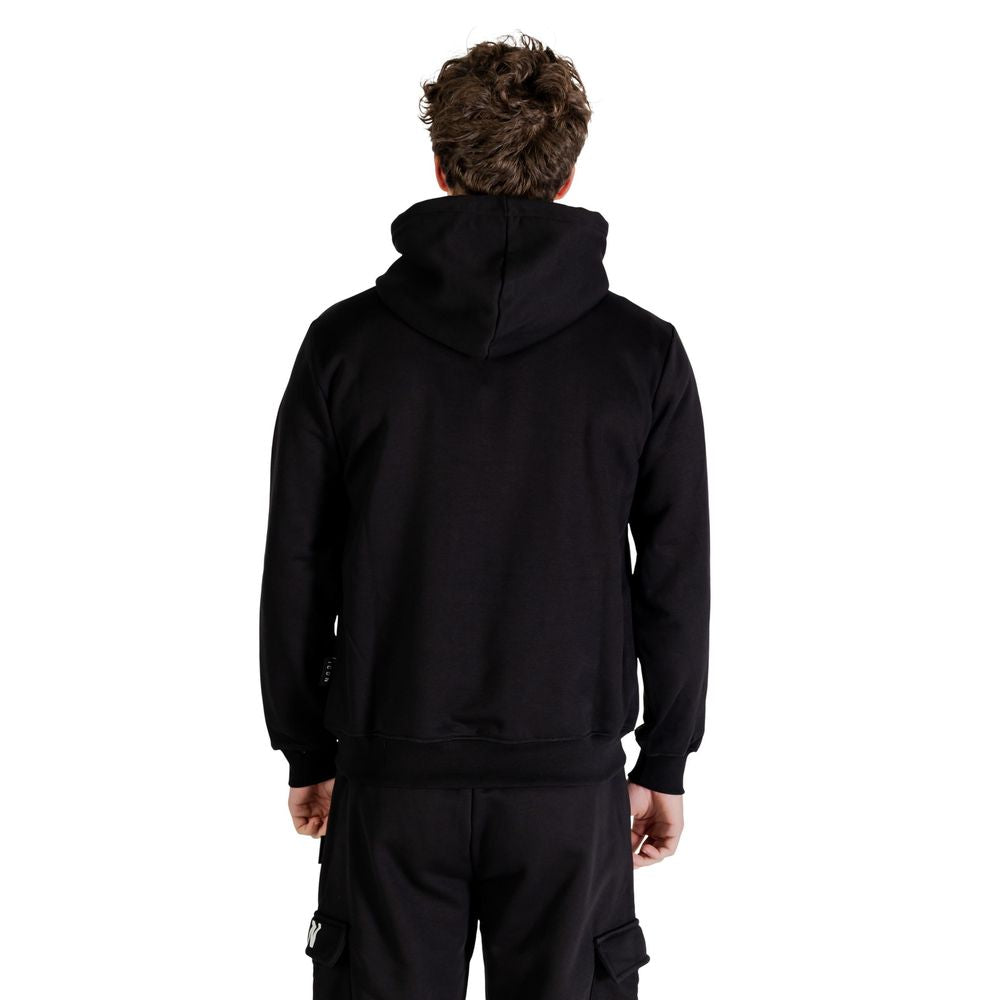 Icon Black Cotton Hoodie | Regal Royce