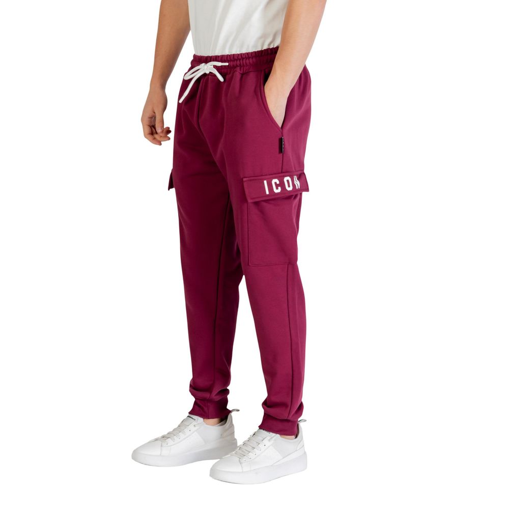 Icon Bordeaux Cotton Joggers (Workout Pants) | Regal Royce