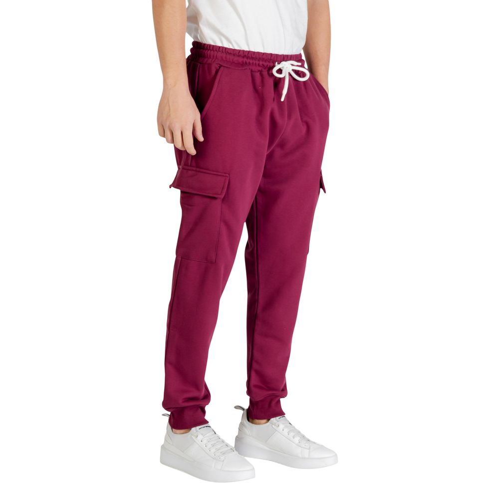 Icon Bordeaux Cotton Joggers (Workout Pants) | Regal Royce