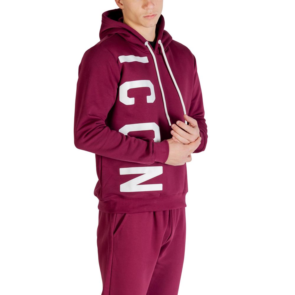 Icon Bordeaux Cotton Hoodie | Regal Royce