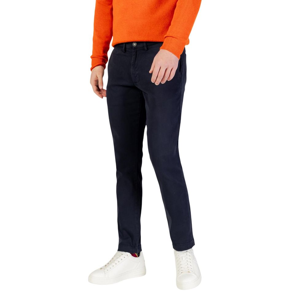 Borghese Blue Cotton Skinny Pants | Regal Royce