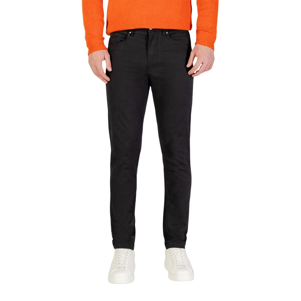 Borghese Gray Cotton Skinny Pants | Regal Royce