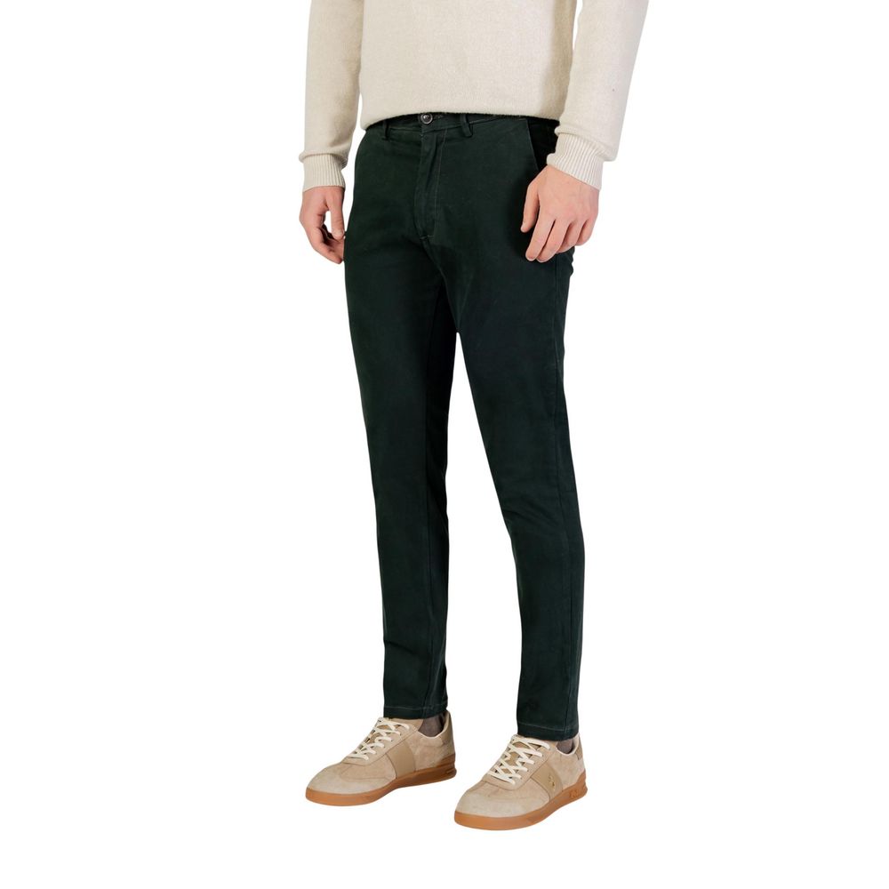 Borghese Green Cotton Skinny Pants | Regal Royce