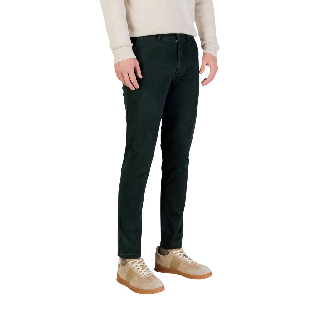 Borghese Green Cotton Skinny Pants | Regal Royce