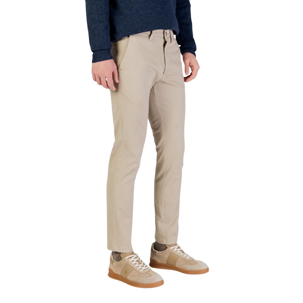 Borghese Beige Cotton Skinny Pants | Regal Royce