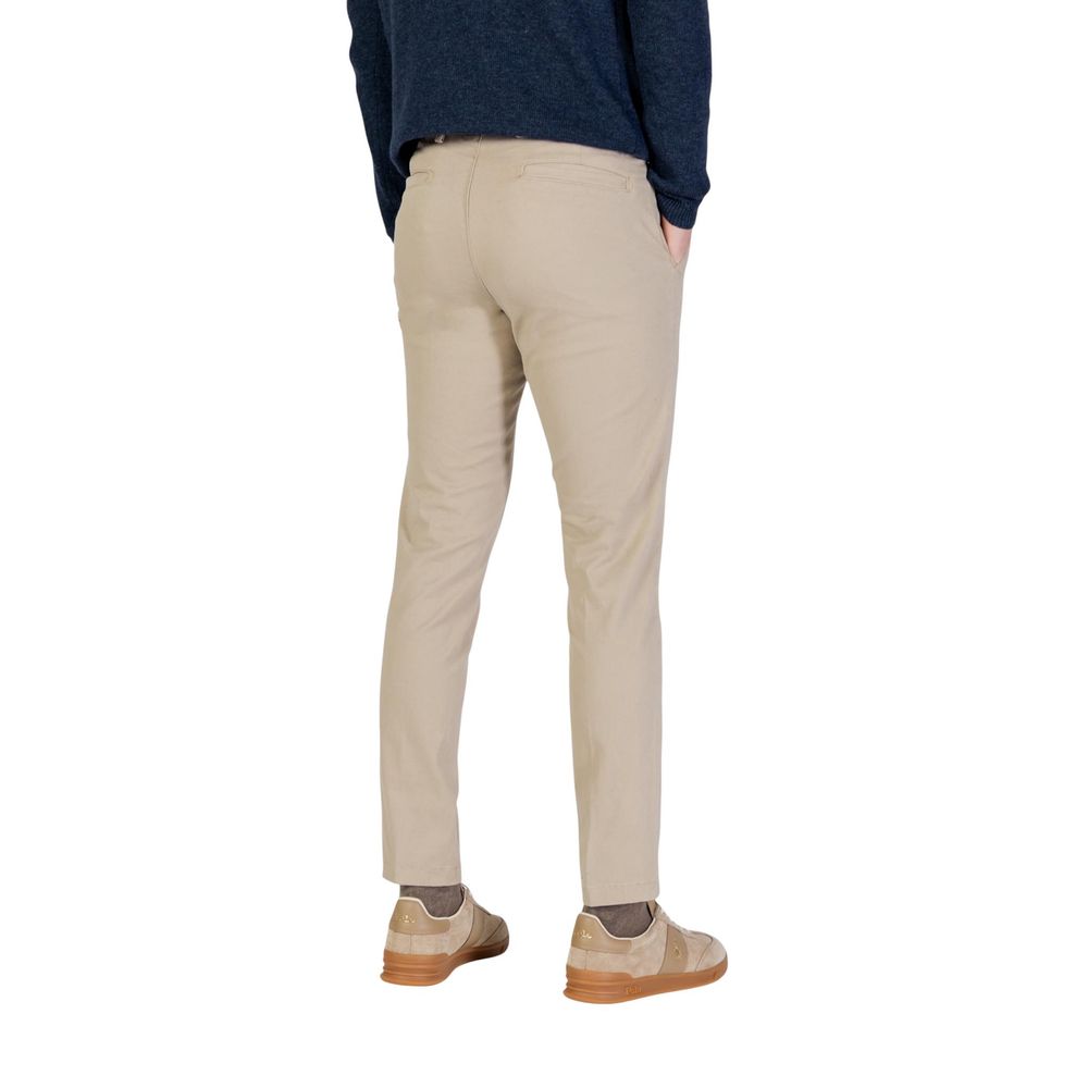 Borghese Beige Cotton Skinny Pants | Regal Royce
