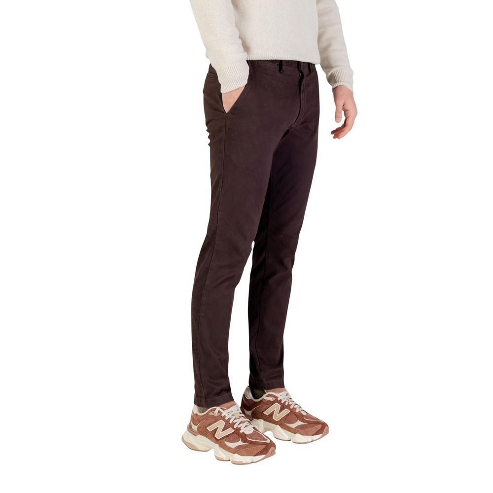 Borghese Brown Cotton Skinny Pants | Regal Royce