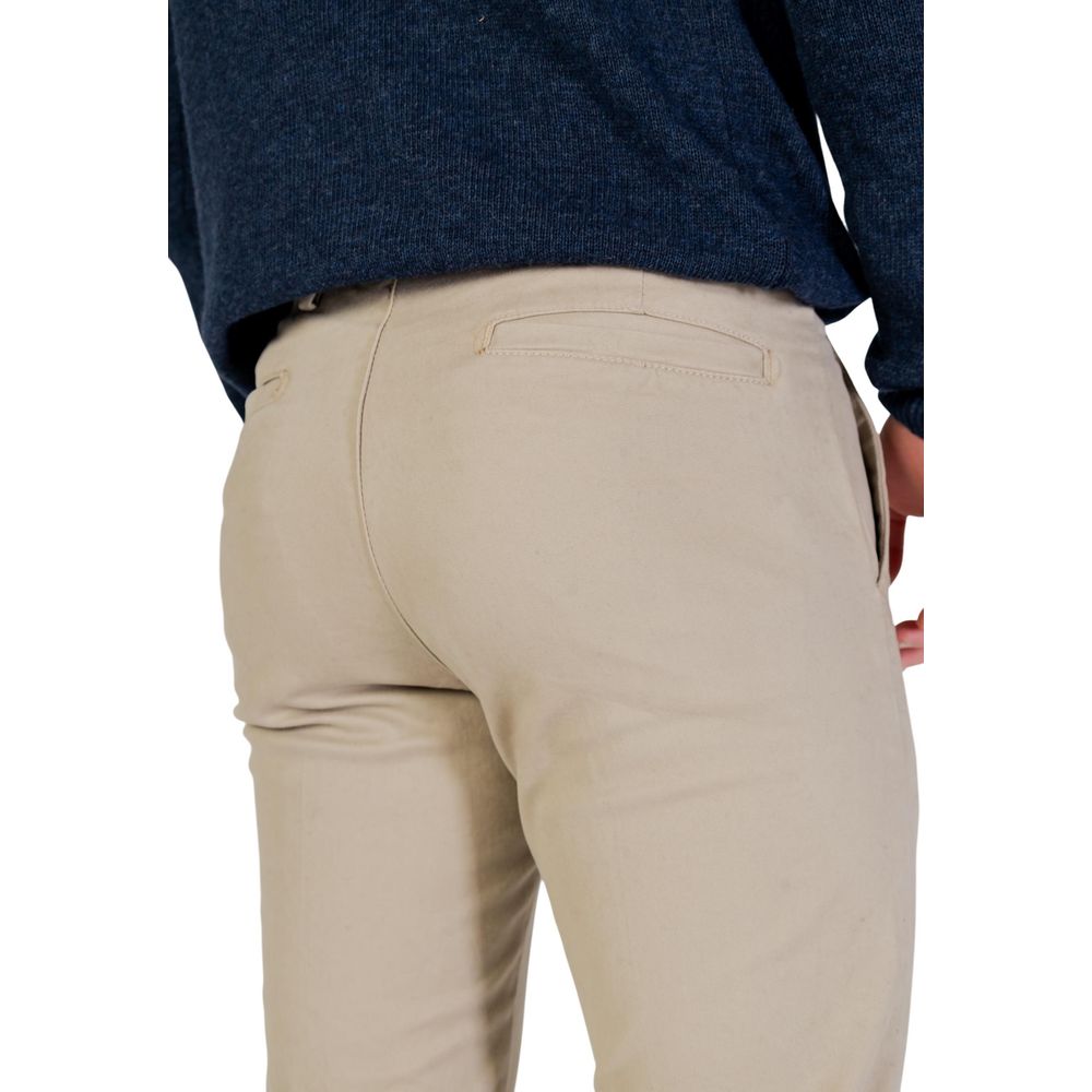 Borghese Beige Cotton Skinny Pants | Regal Royce