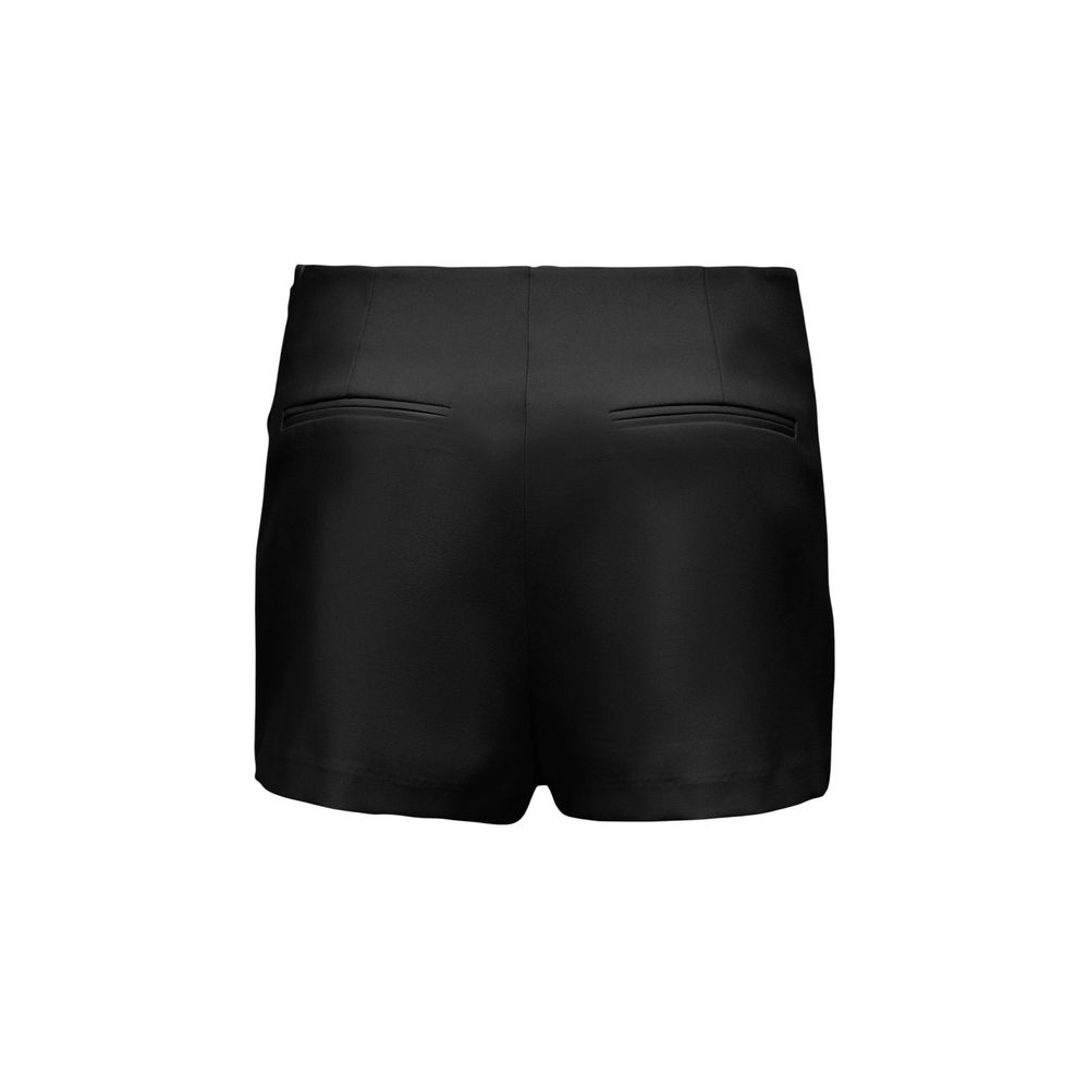Only Black Polyester Shorts | Regal Royce