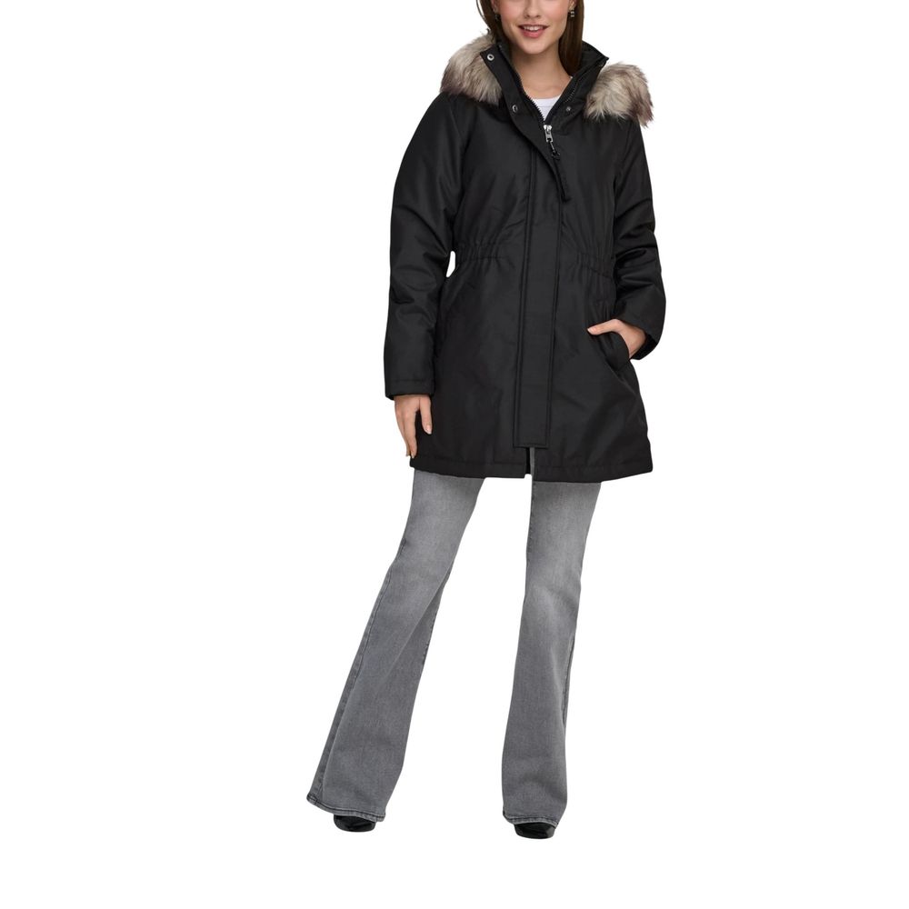Only Black Recycled Polyester Parka | Regal Royce