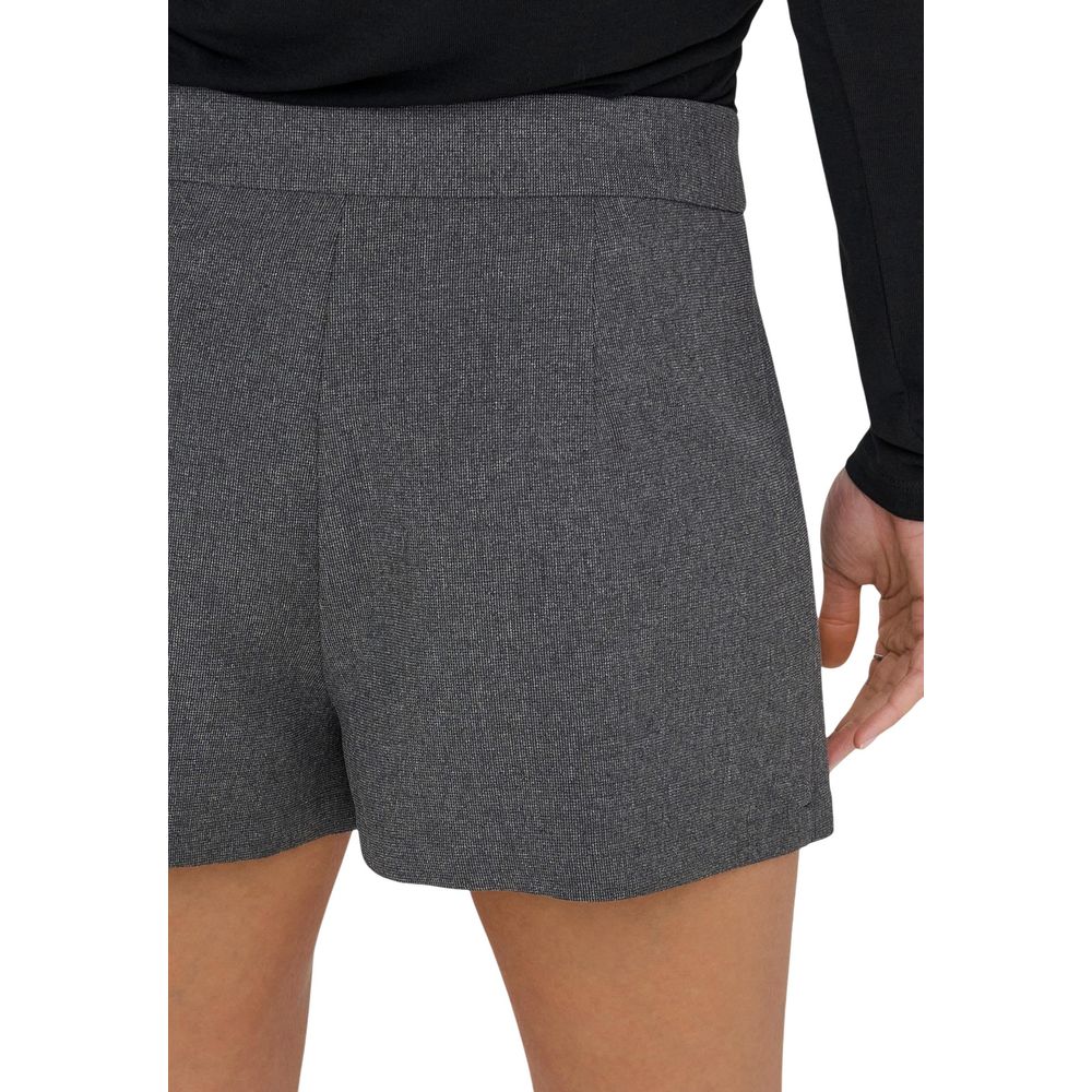 Jacqueline De Yong Gray Polyester Shorts | Regal Royce