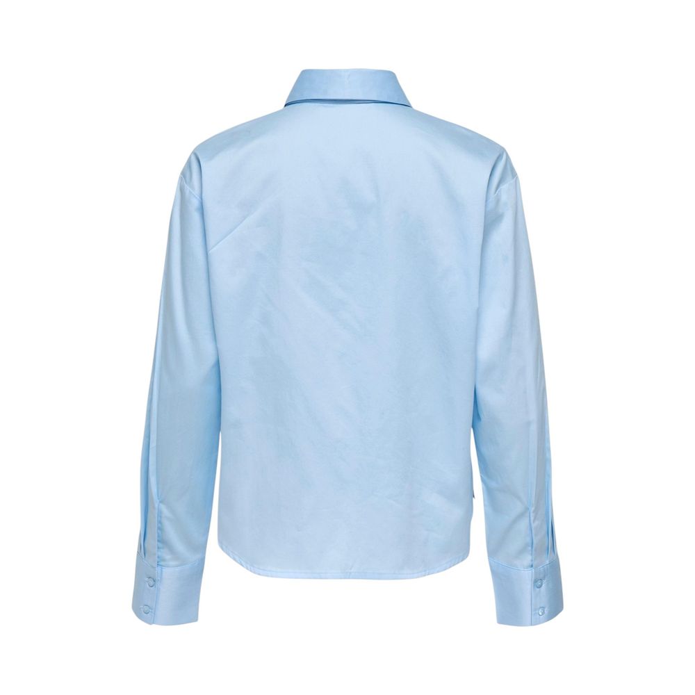 Jacqueline De Yong Blue Cotton Blouse | Regal Royce