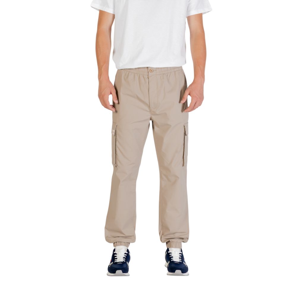 Calvin Klein Jeans Brown Cotton Cargo Pants | Regal Royce