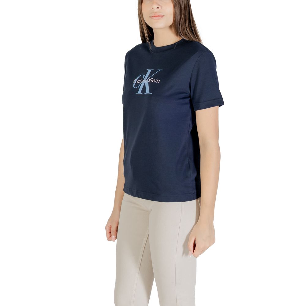 Calvin Klein Jeans Blue Cotton T-Shirt | Regal Royce