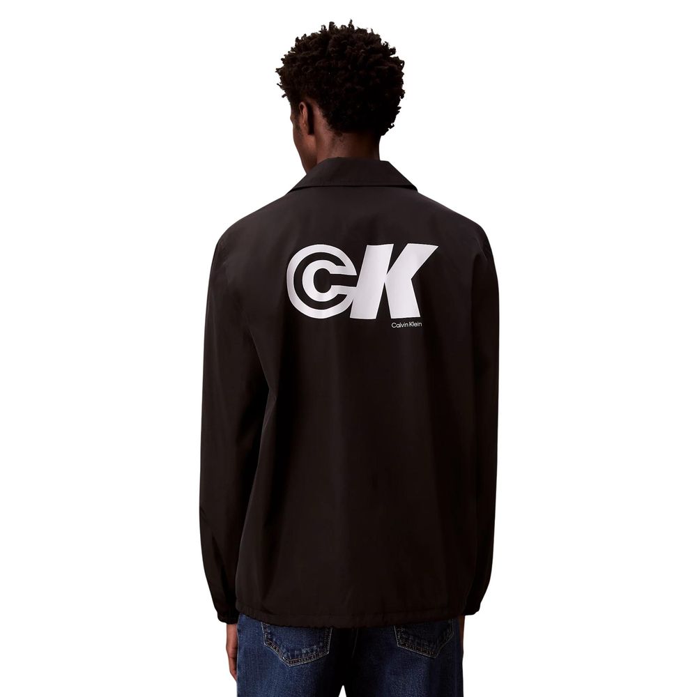 Calvin Klein Jeans Black Polyester Shell Jacket | Regal Royce